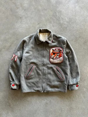 1970s S.R Champs varsity jacket (M) Quick Dry Performance Simple Urban Layer