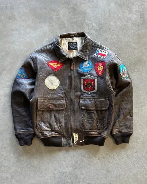 Street Explorer Fit 1980s Avirex G-1 jacket (M)