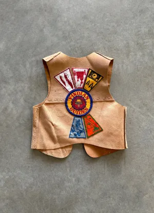 Ski Use Minimal Detailing 1980s scout vest (baby size)