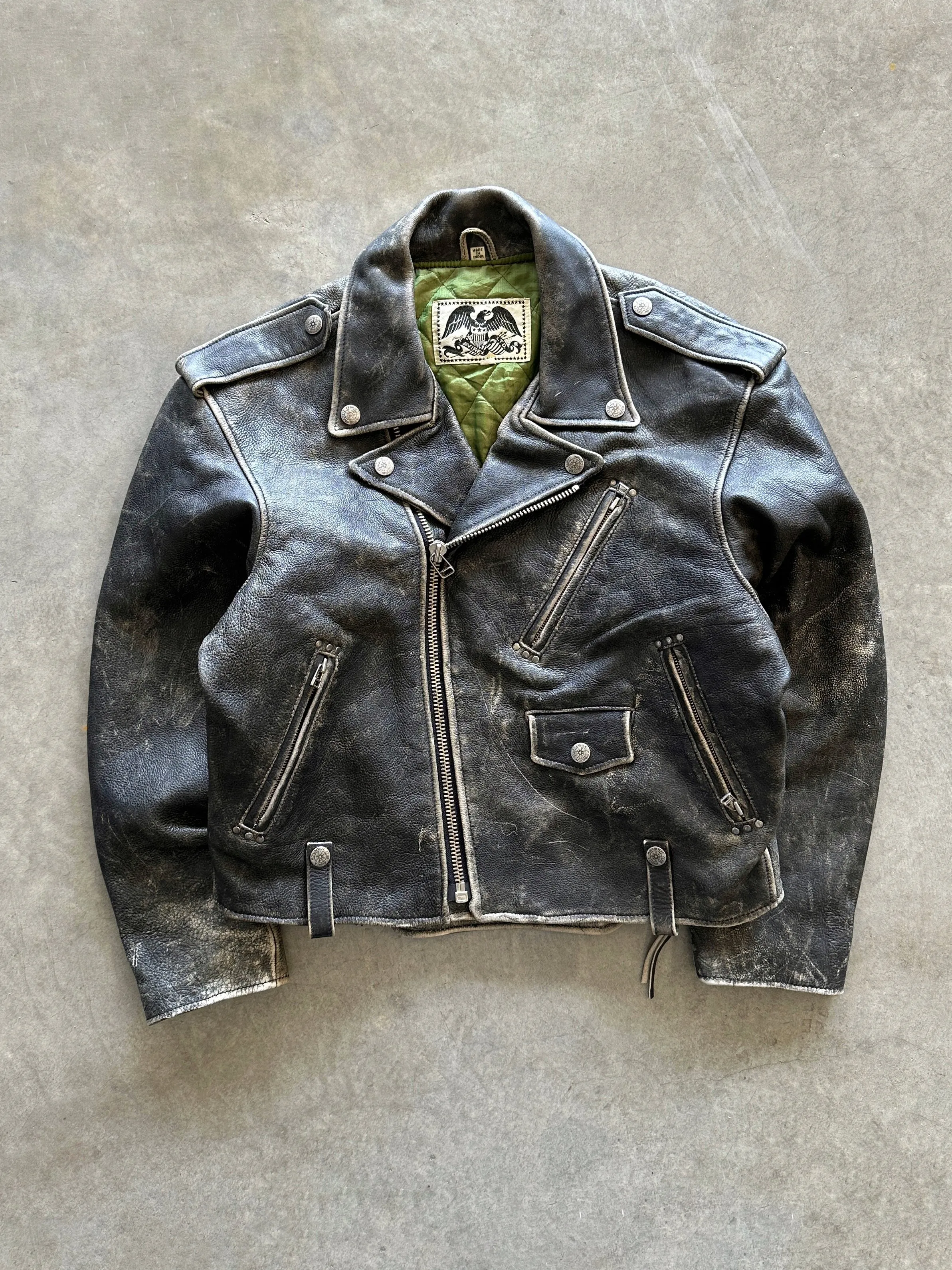 Chill Proof Style 1990s Avirex leather jacket (L)