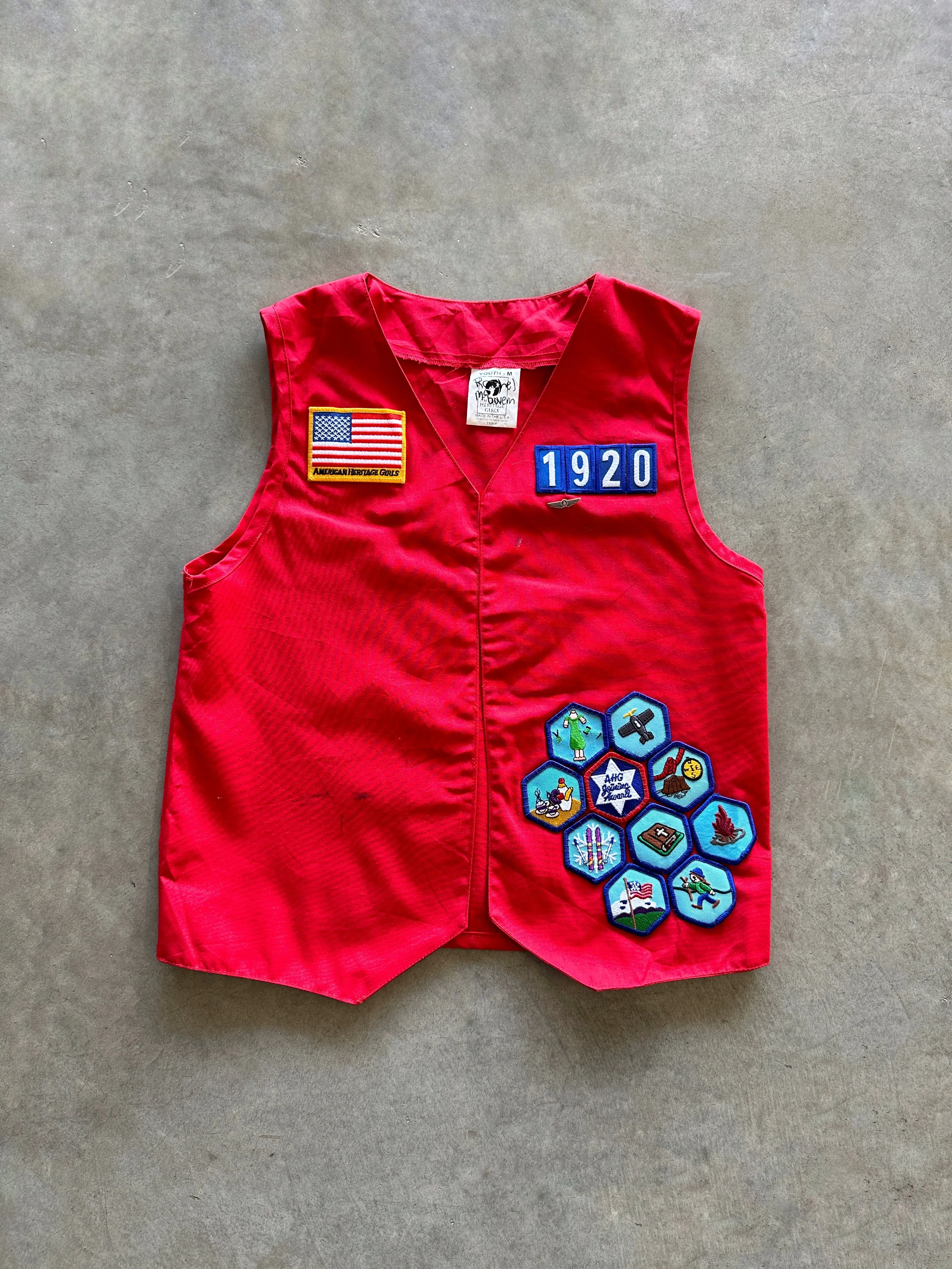 1990s scout vest (S) Seam Sealed Construction
