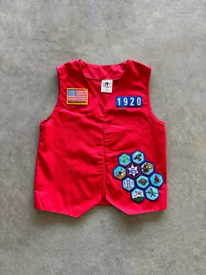 1990s scout vest (S) Seam Sealed Construction