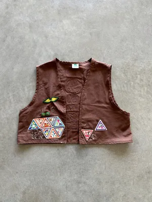 1990s scout vest (XS) Lightweight Windbreaker Tech