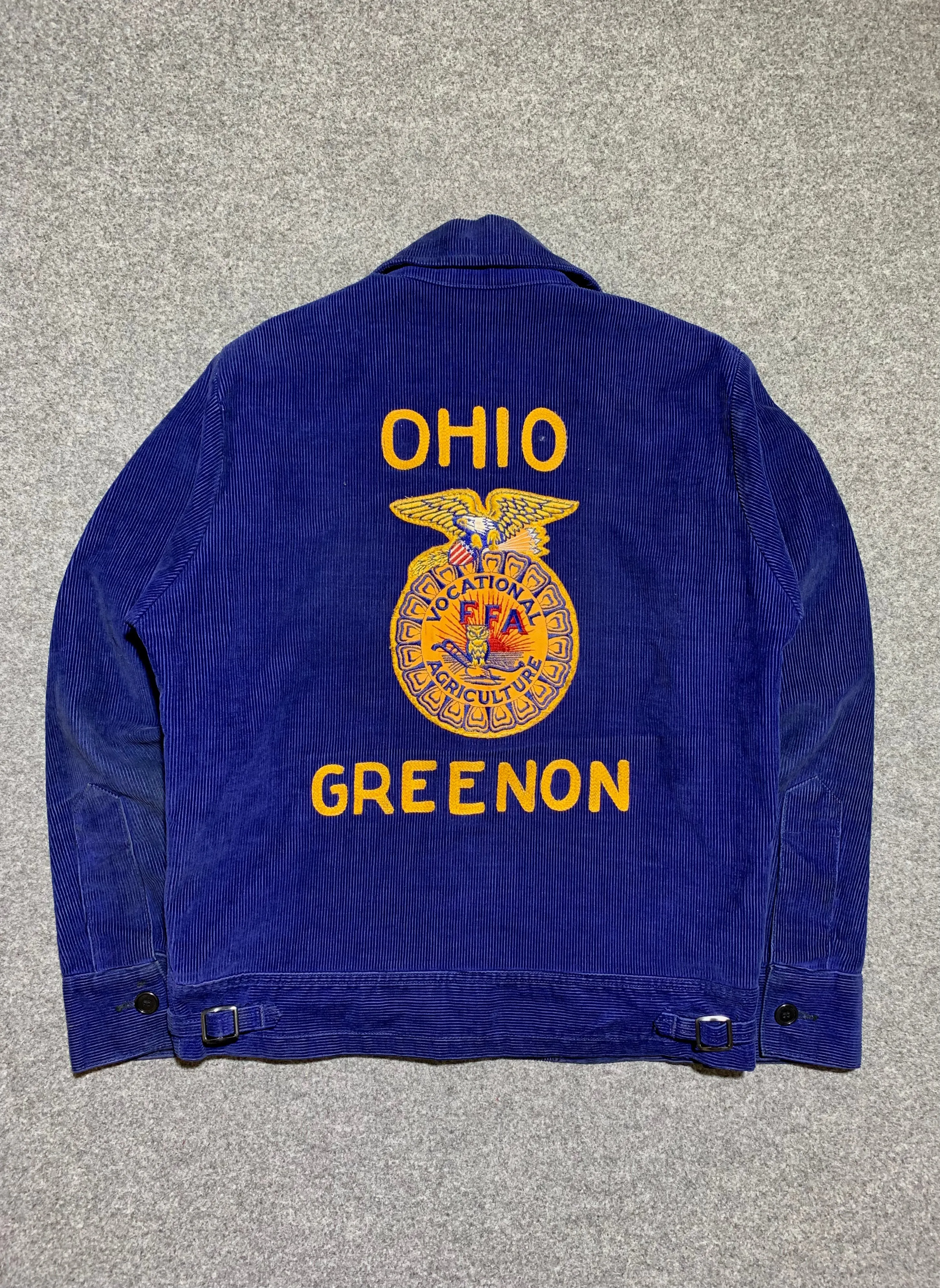 Weatherproof Zippers Durable Outer Shell 60s FFA Jacket ??Ohio Greenon?? (S/M)