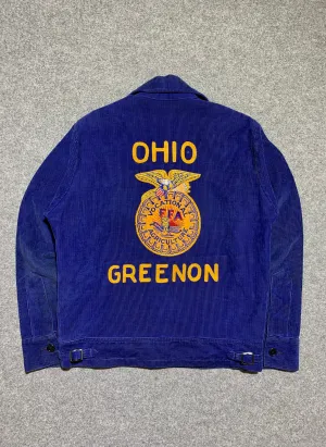 Weatherproof Zippers Durable Outer Shell 60s FFA Jacket ??Ohio Greenon?? (S/M)