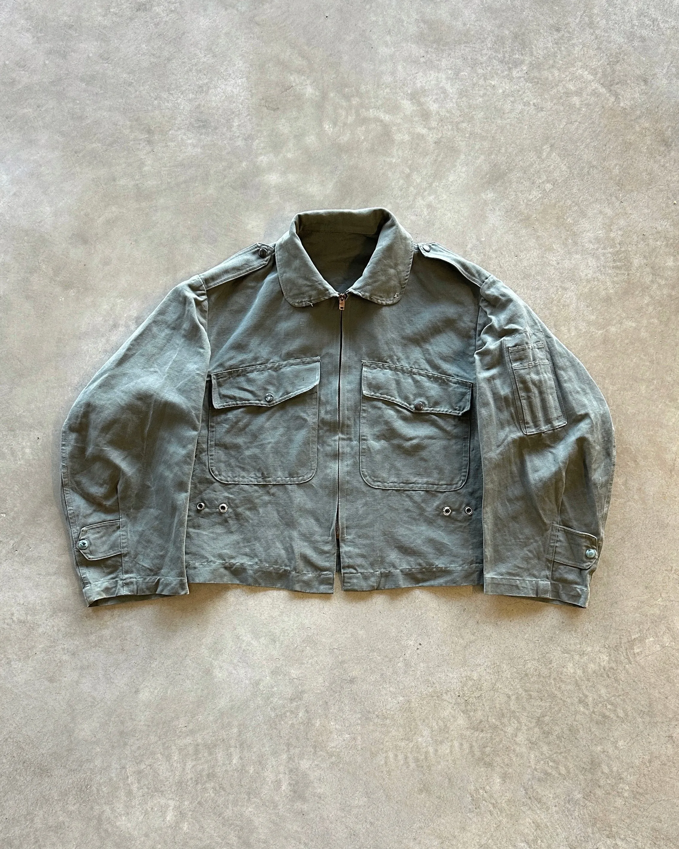 Subtle Color Tone No Roll Collar Technology 60s work jacket  (M)