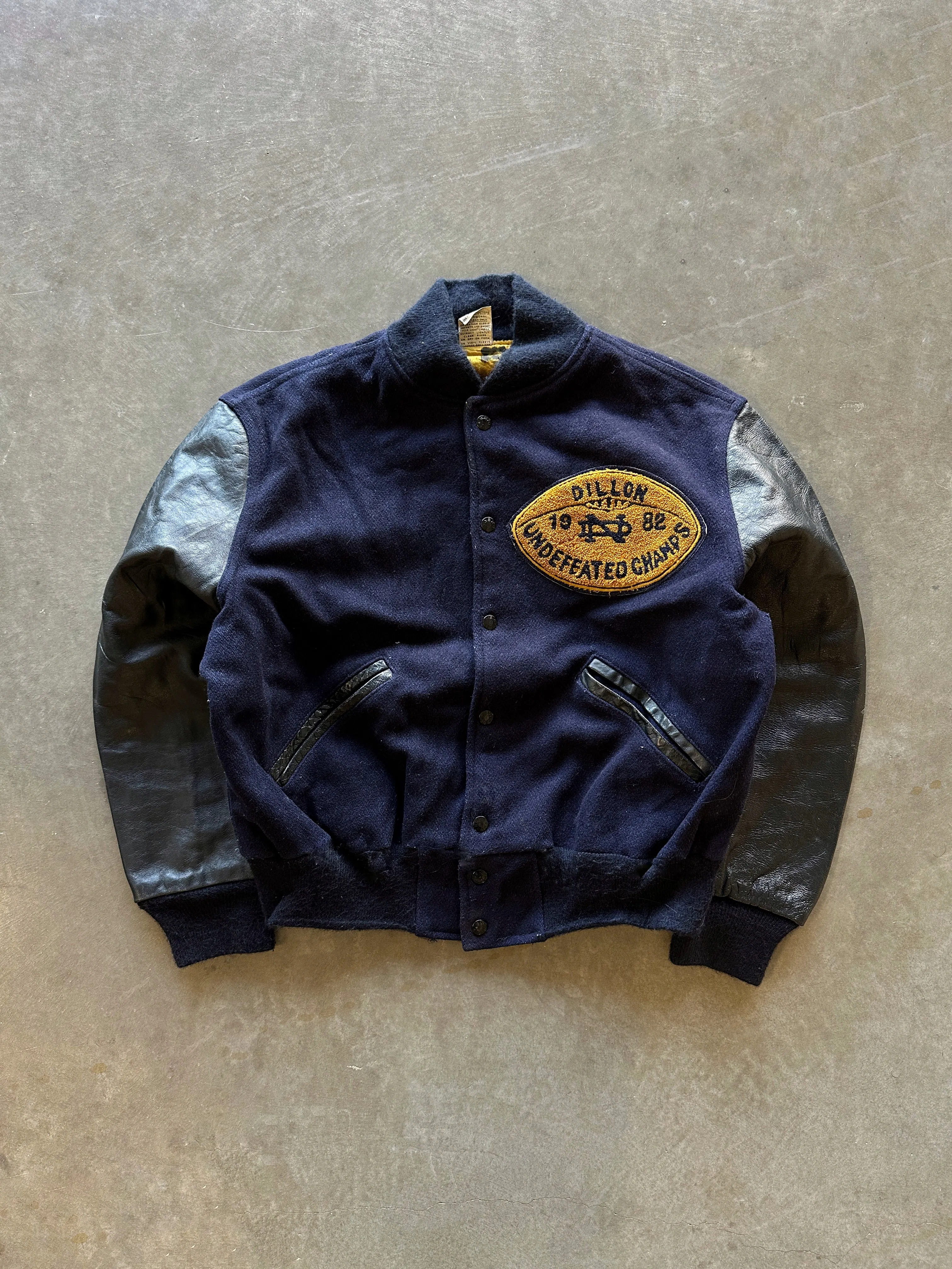 MultiLayerSystem StretchFit Silhouette 80s ??Kaye Bros?? Varsity Jacket (M)