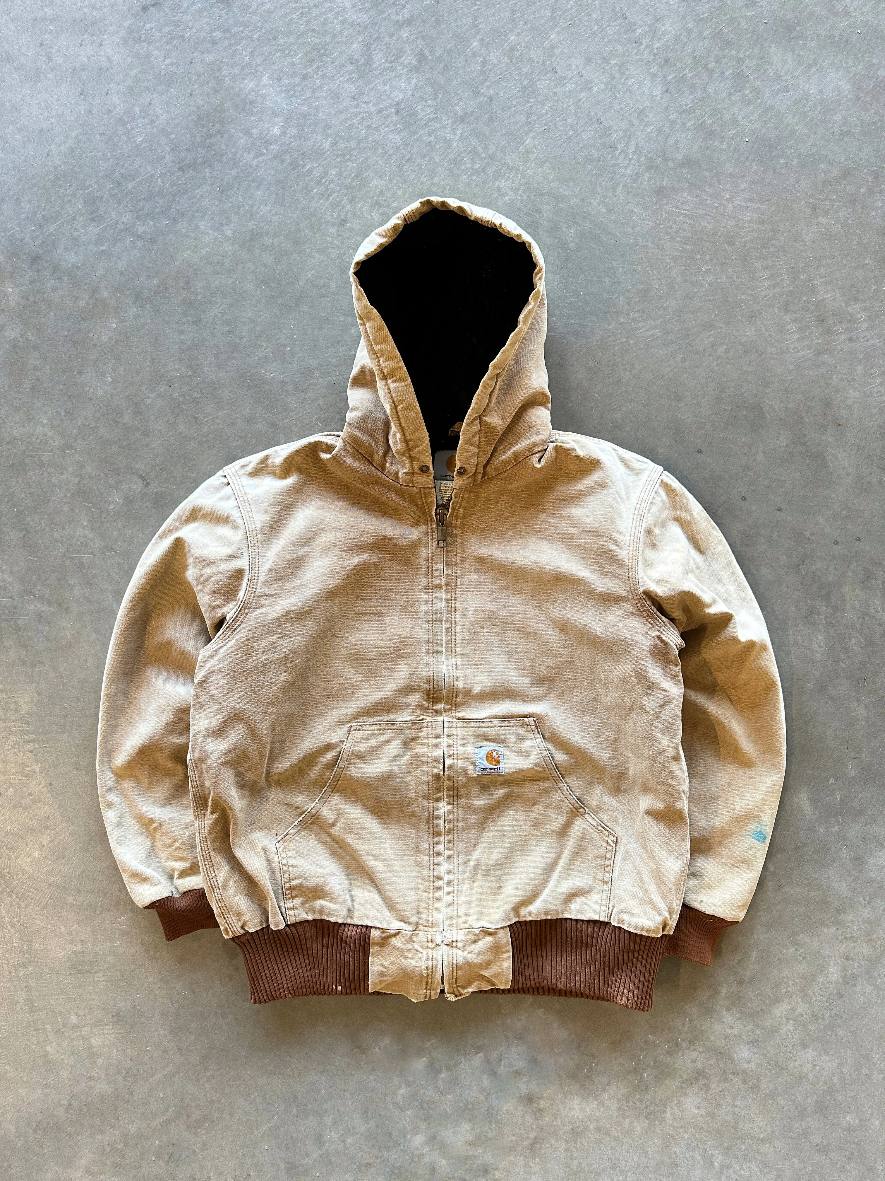 90s Carhartt active jacket (S) Shawl Lapel