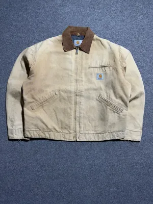 Non Restrictive Armholes 90s Carhartt Detroit jacket Made in USA (L)