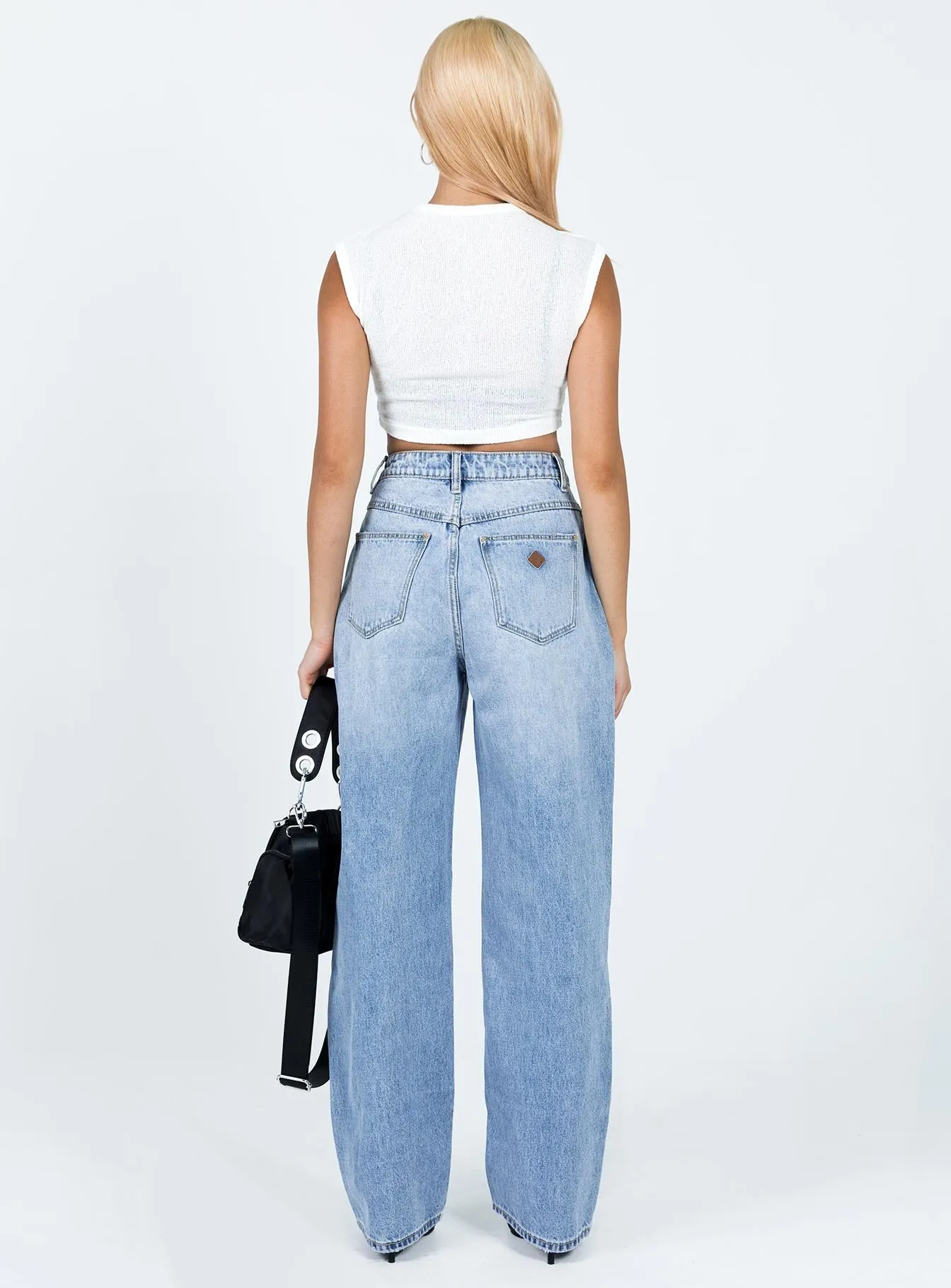 Functional Casual Smart Basic Abrand Carrie Jean Candy Blue