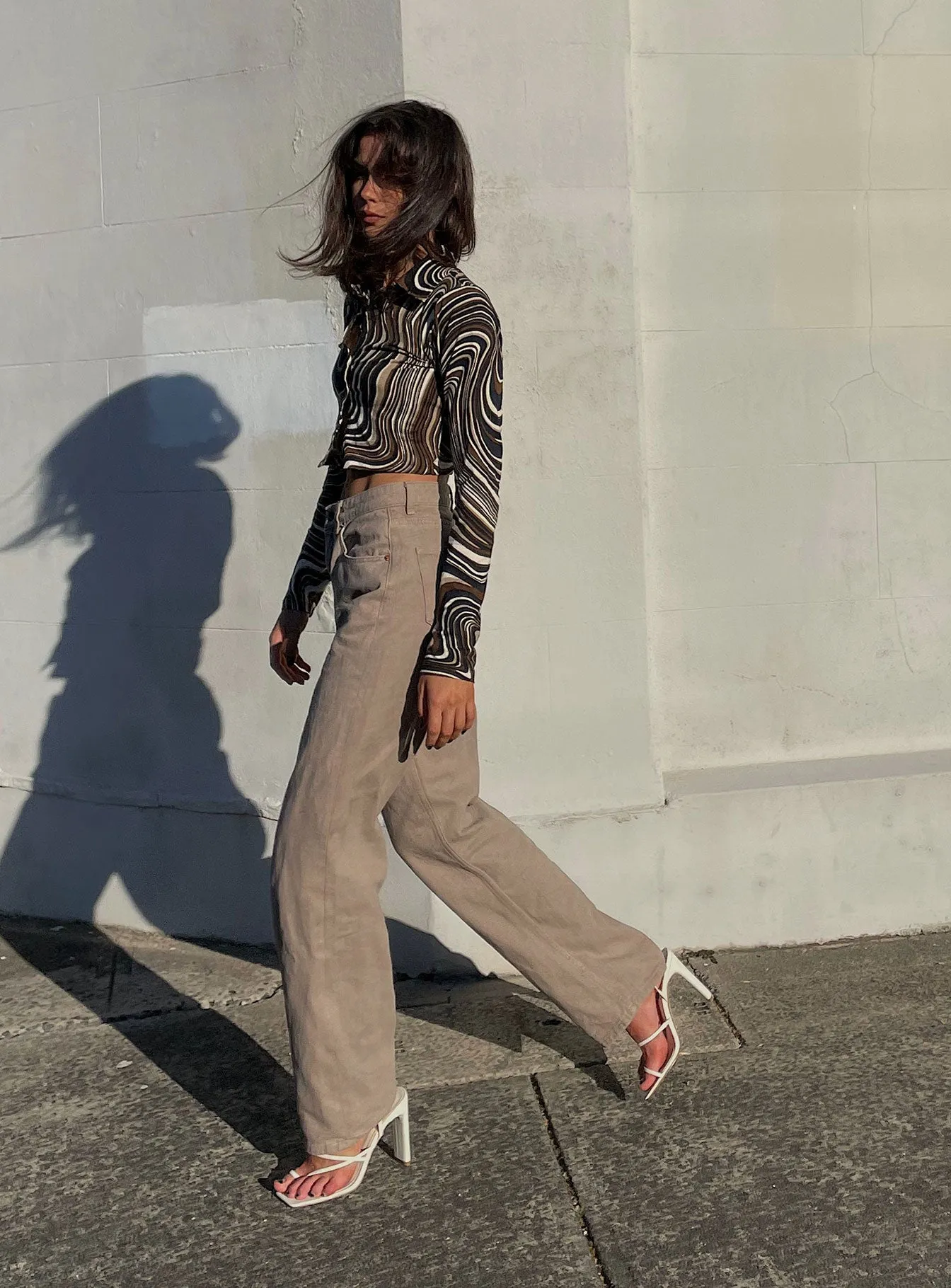 Motel Parallel Jeans Burnt Olive All Time Basic Bold Look Professional Wear