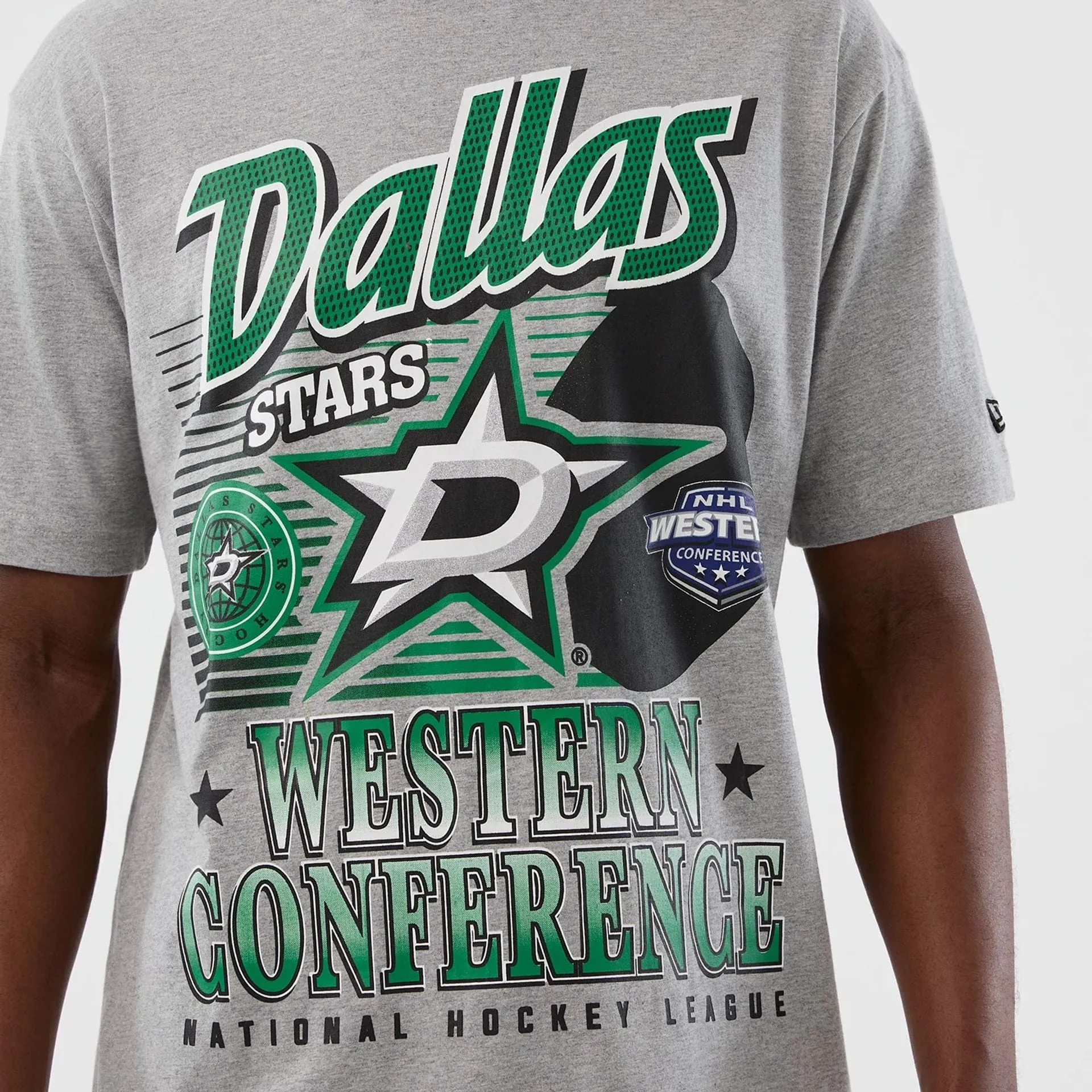 Stretchable Armholes Dallas Stars NHL Sport Classic Grey T-Shirt