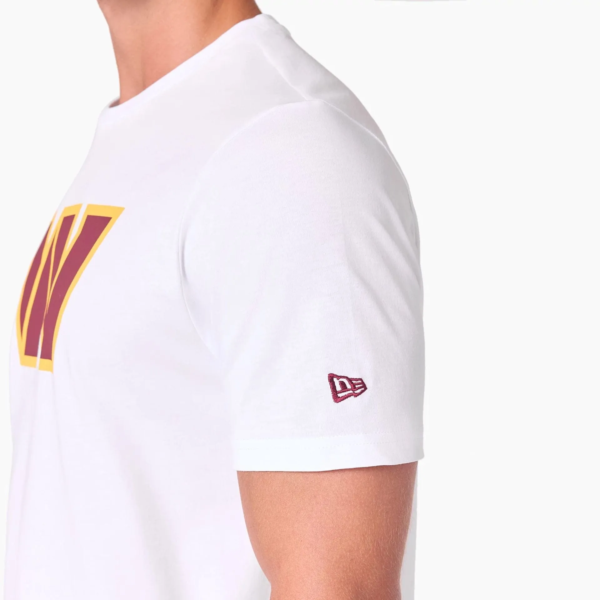 Washington Commanders NFL White T-Shirt comfortable option Stretchable Collar Band