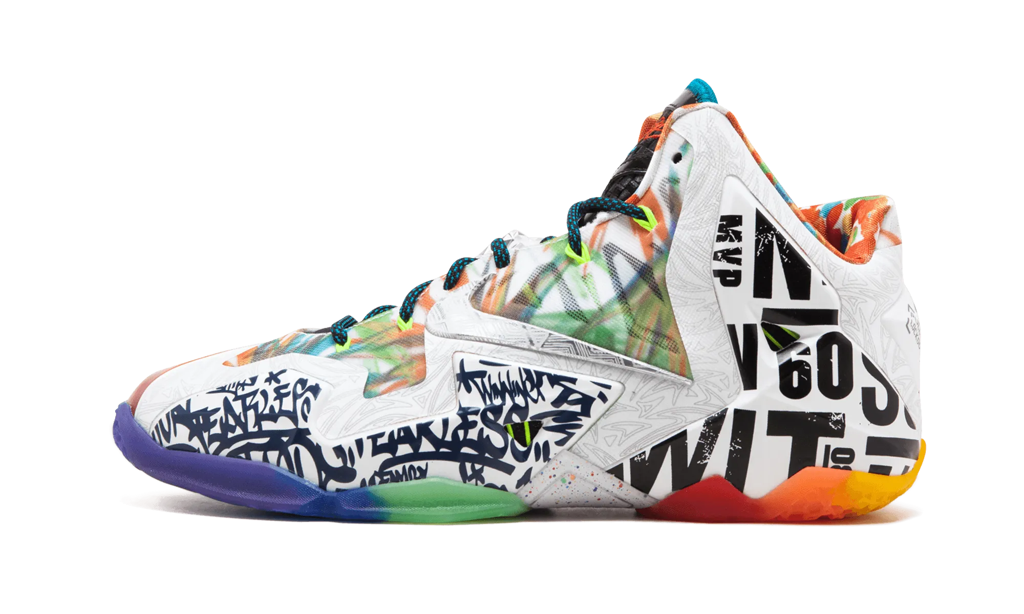 Lebron 11 Premium "What The Lebron" Sock Like Ankle Collar
