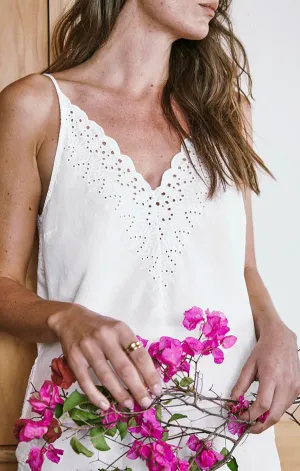 StaticResistantTextile Green Soul Taylor Eyelet Tank