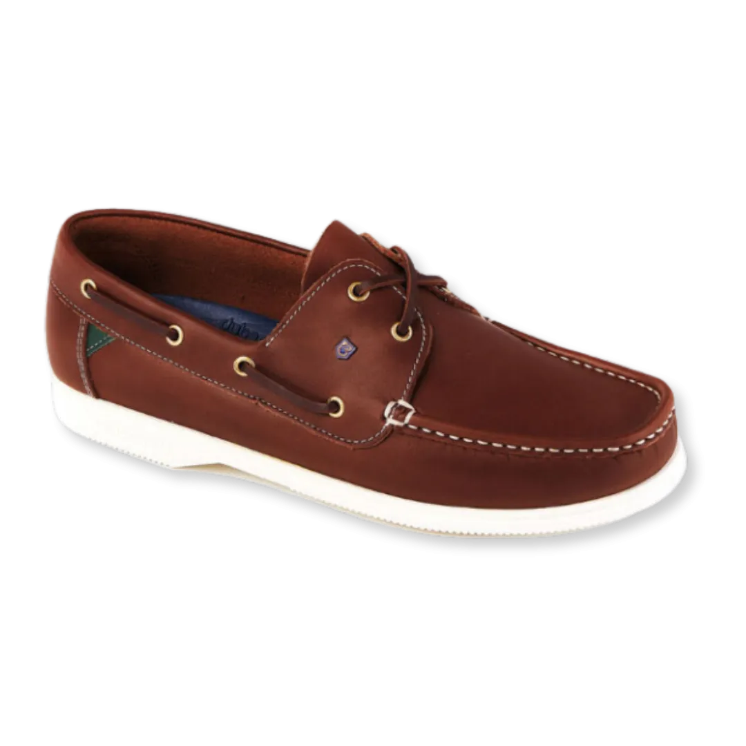 Orange Pop Dubarry Admirals Shoe Brown Leather