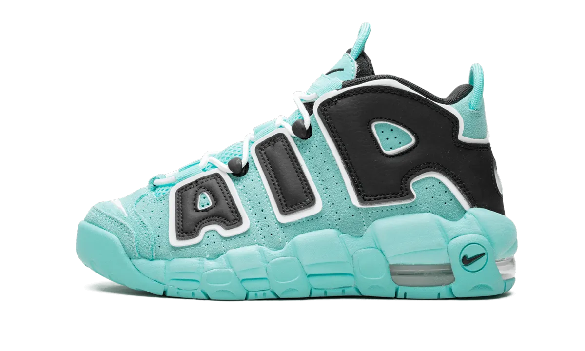 Air More Uptempo (GS) "Light Aqua" anatomical shoe shape breathable - upper