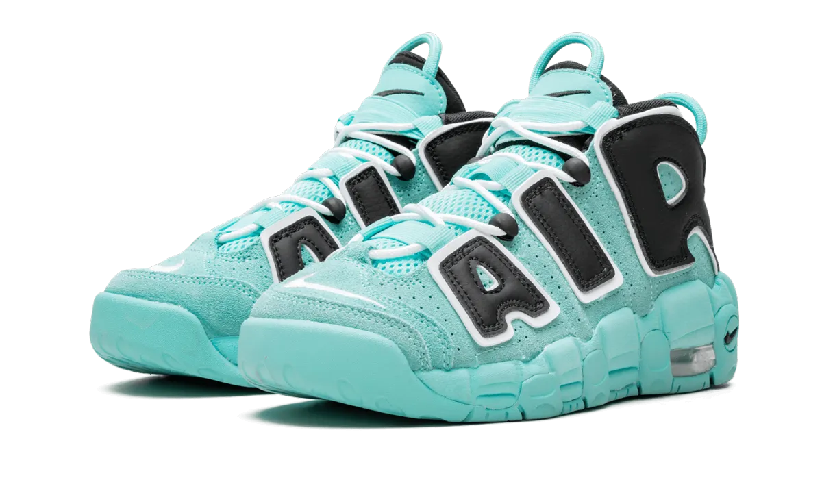 Air More Uptempo (GS) "Light Aqua" running in humid weather shoes