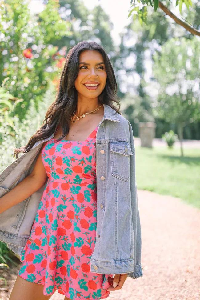 Suede Mood Summer Skirt Aliyah Rose Print Romper SALE