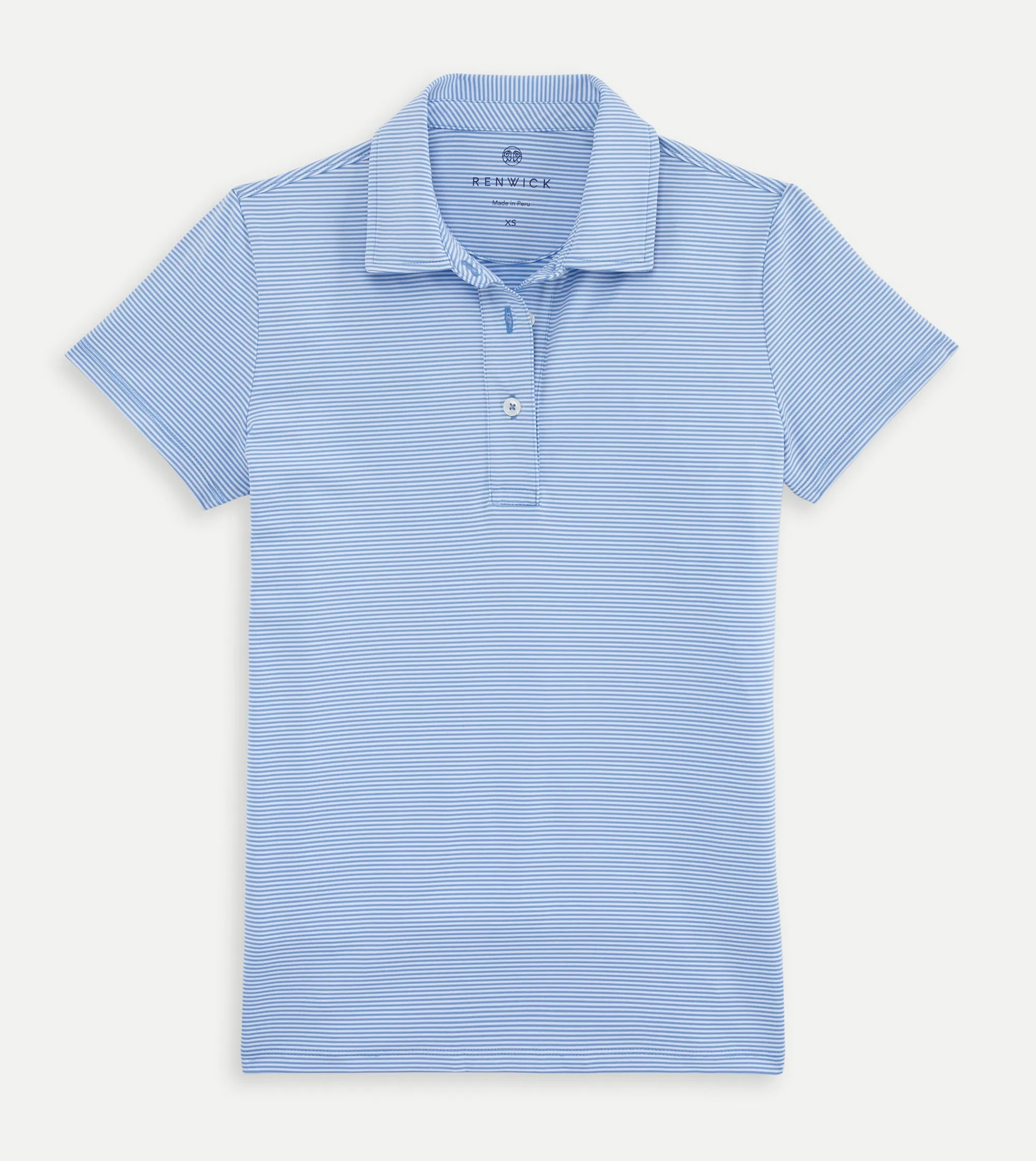 Renwick Stripe Performance Polo Fresh Trend