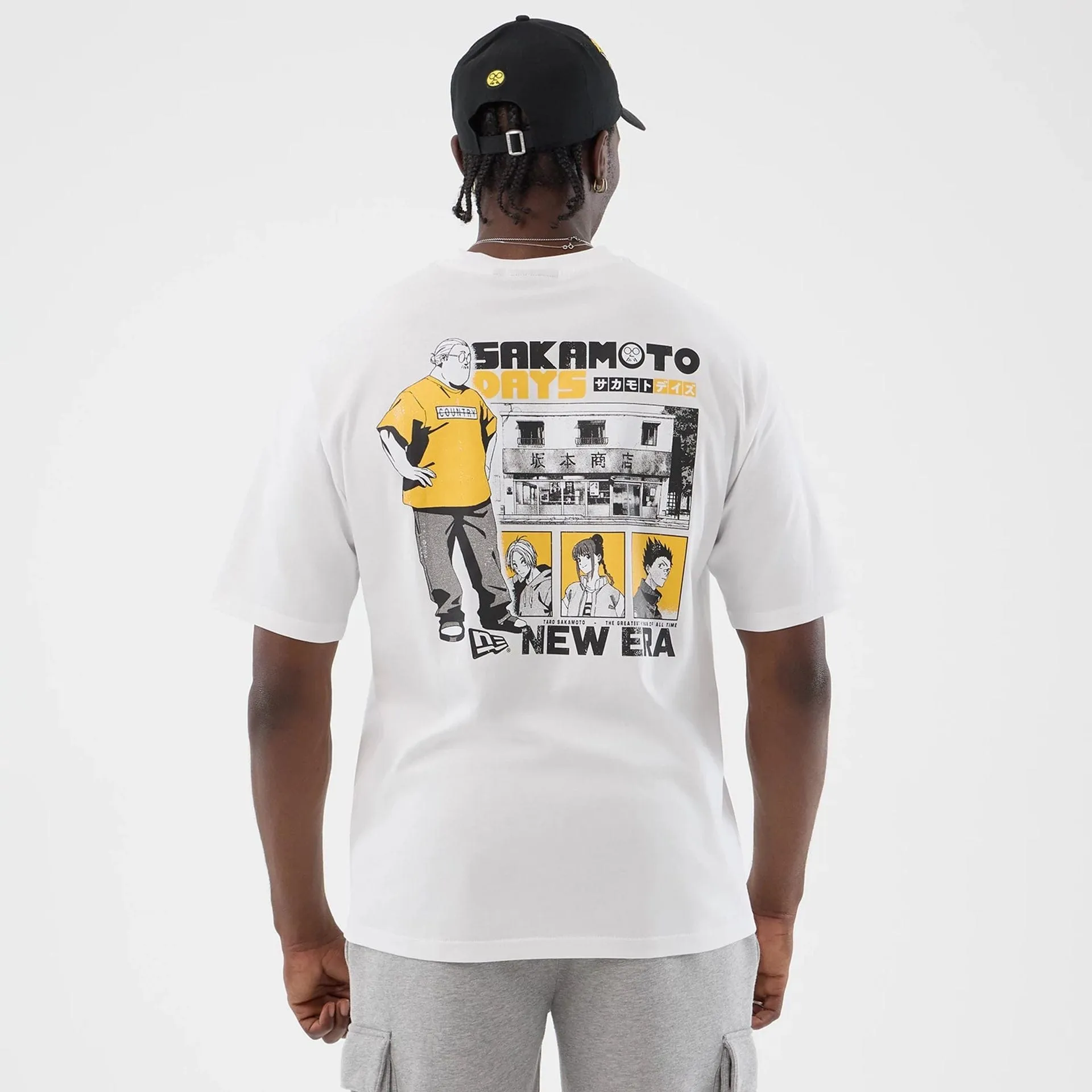 Stylish and Relaxed Sakamoto Days Netflix White T-Shirt