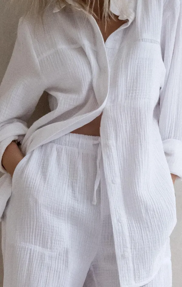 Knit Gauze Shirt AntiOdor Fabric