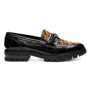 Street Pulse Sport Casual Ara Women's Camellia Black Patent/Leopard
