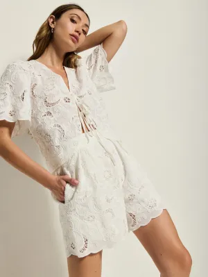 Archer Lace Short Snag Free Material