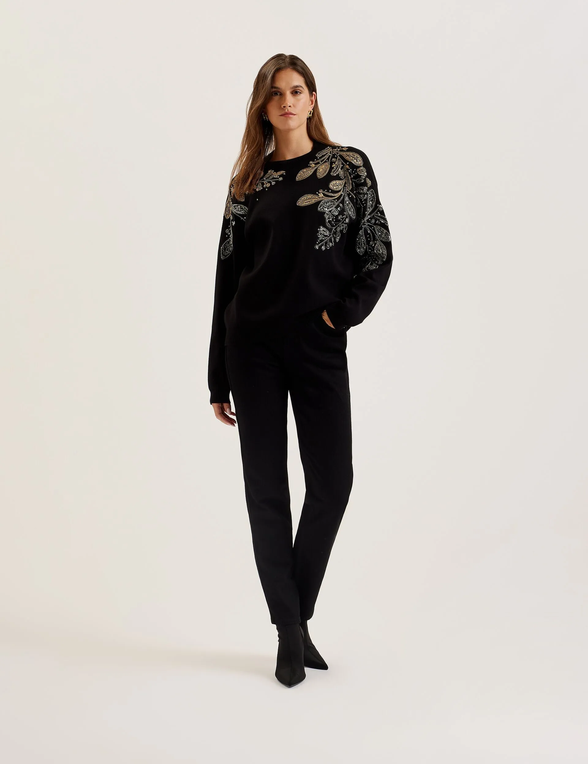 Stylish Shoes ShapeRetentionCloth ROSMRRY | BLACK