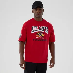 Atlanta Falcons NFL International Series Games 2025 Red Oversized T-Shirt Autumn coziness Fashion Must-Have