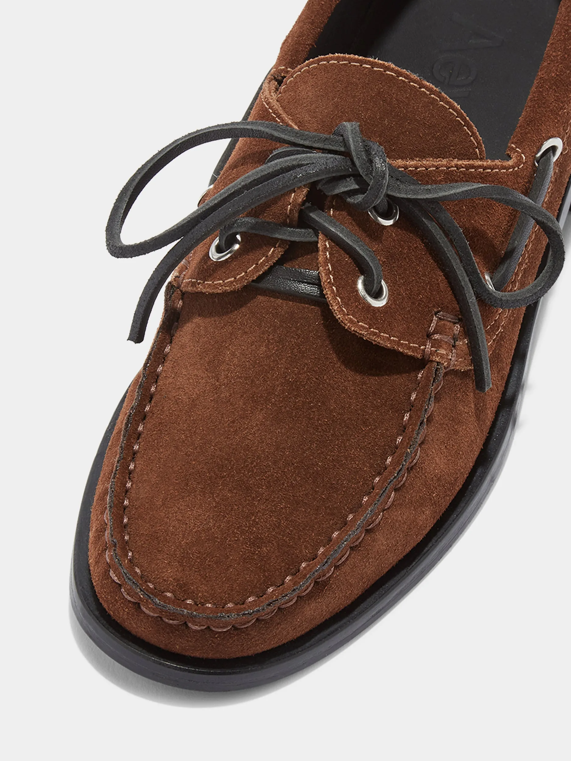 Harris Suede Mocassin Flats Subtle tone Smooth Sole