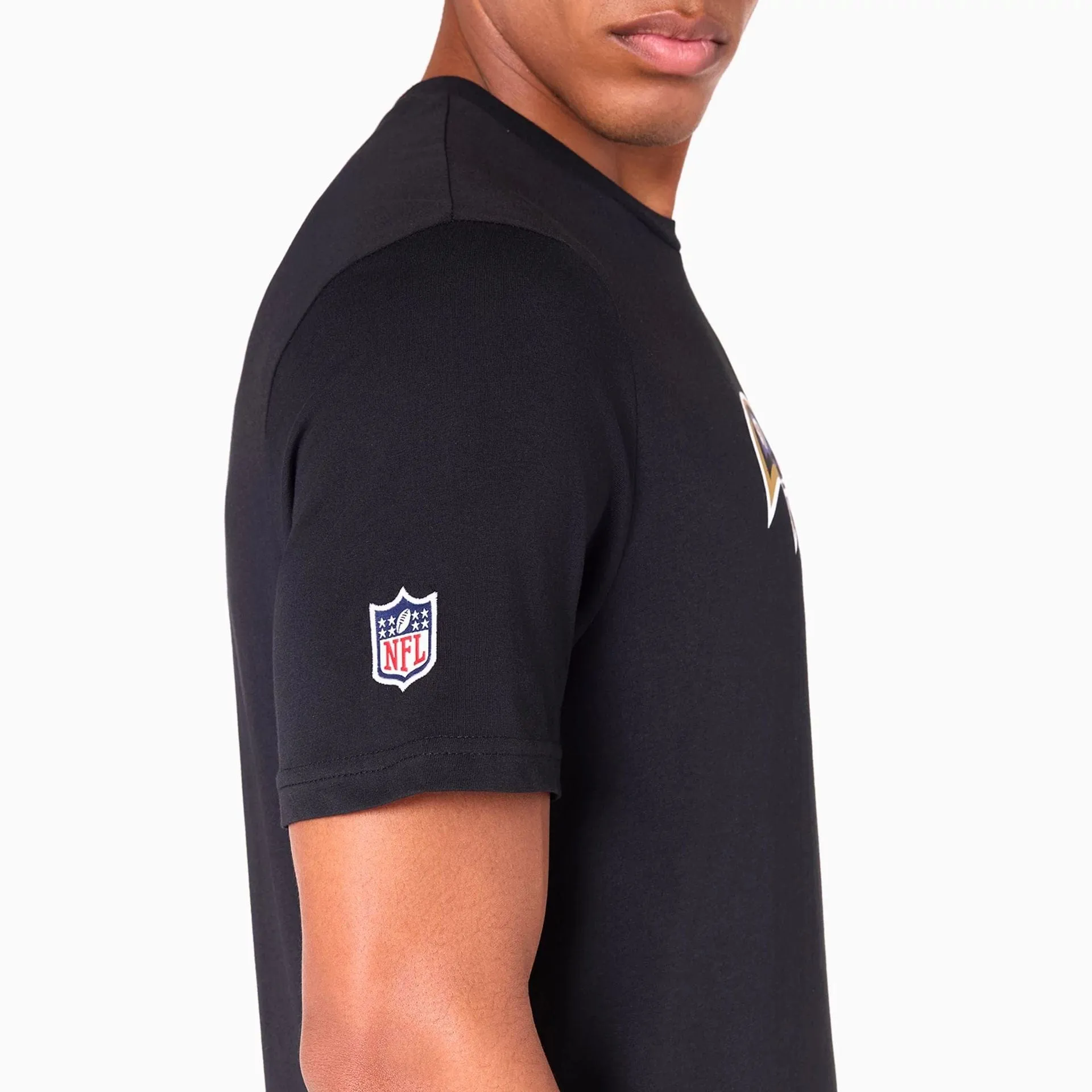 Baltimore Ravens NFL Black T-Shirt V neck elegance Customer Favorite