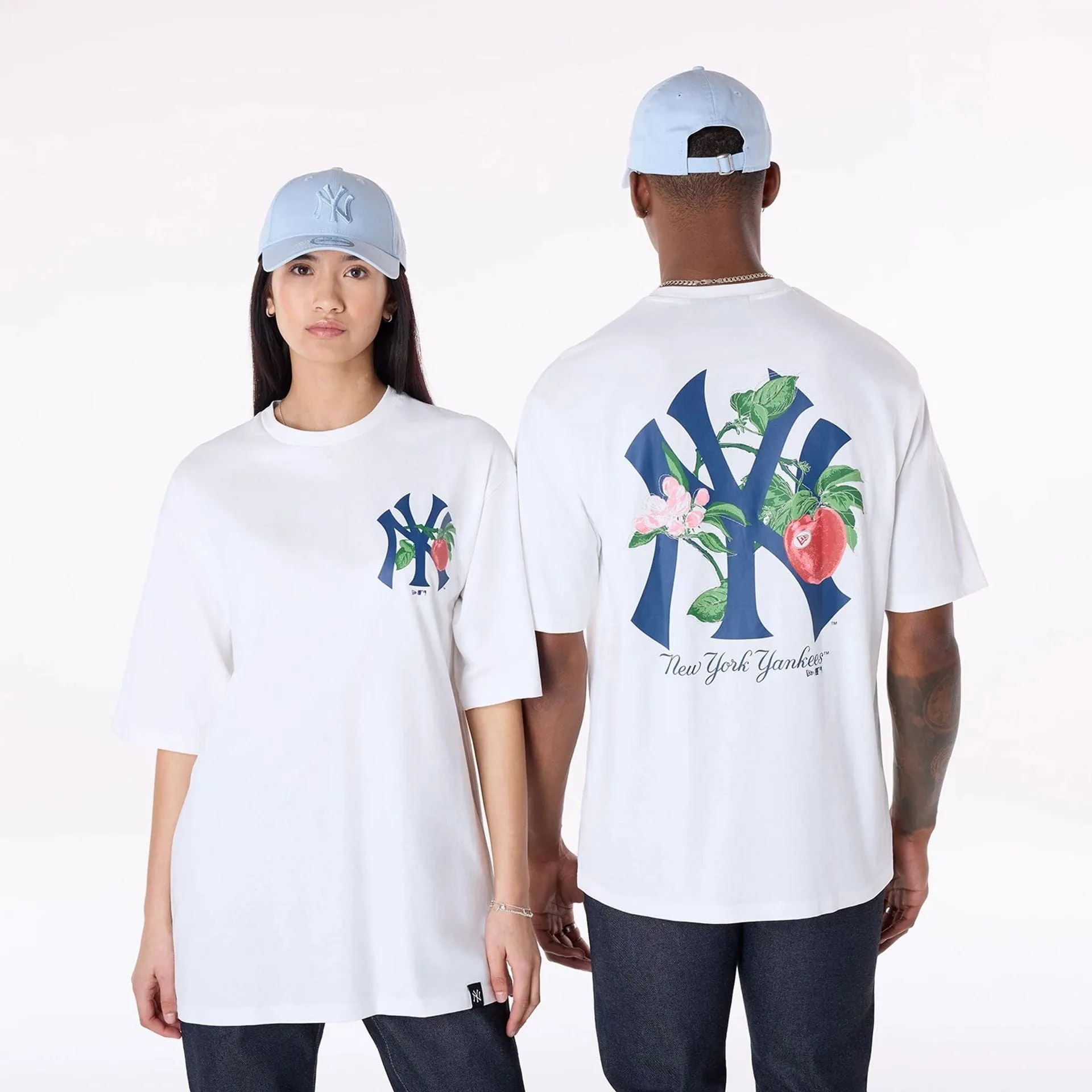 New York Yankees MLB Fruit Open White T-Shirt Comfortable Piece Perfect For Relaxing