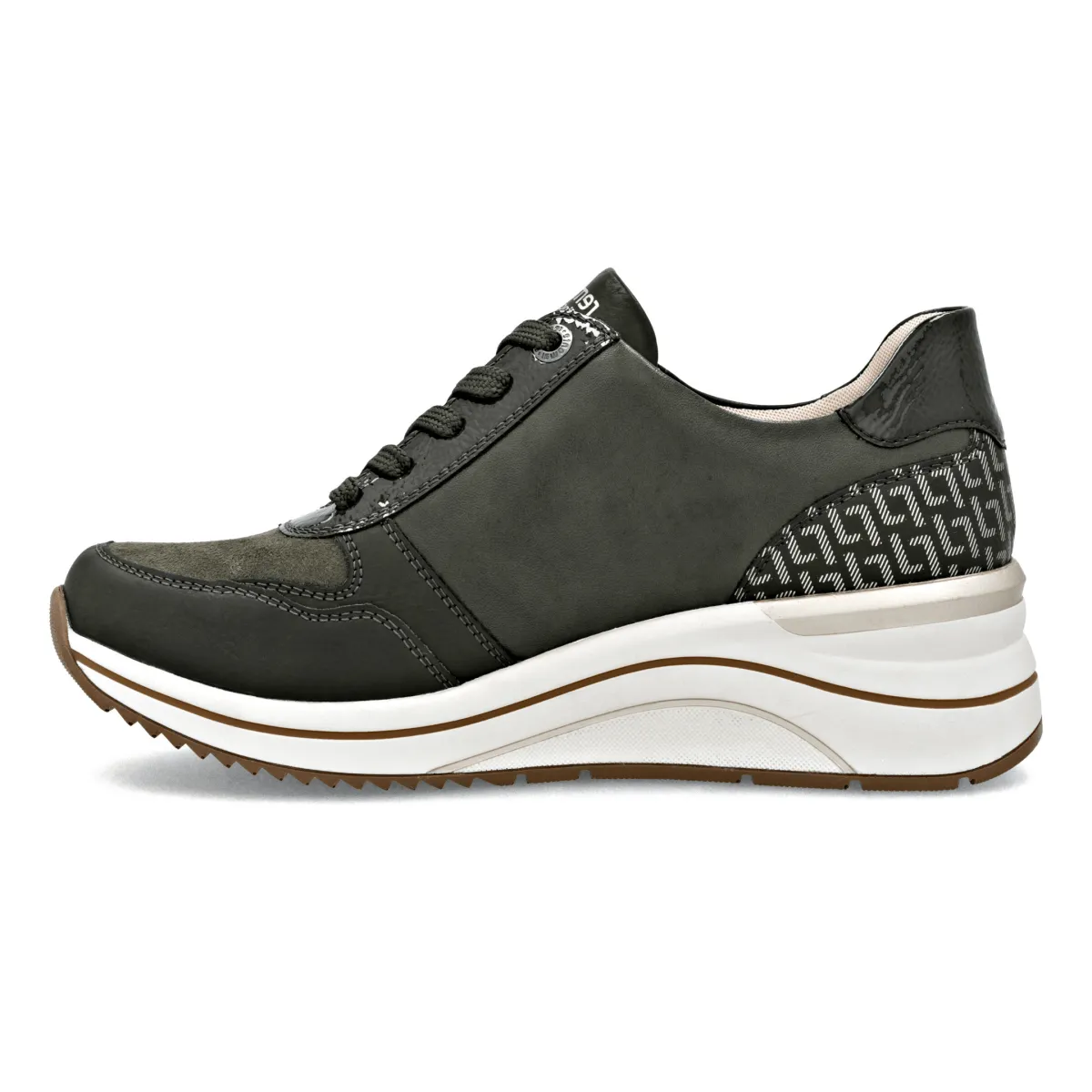 Sleek Frame sports shoes Rieker Women's D0T16-54 Forest/Alloy