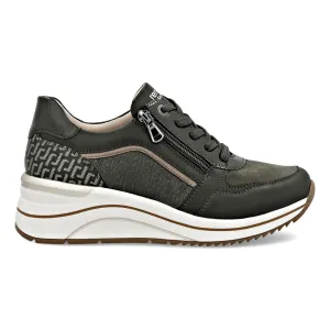 Wave Run Lightweight Footwear Rieker Women's D0T16-54 Forest/Alloy