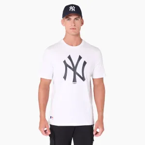 New York Yankees MLB White T-Shirt Travel Light