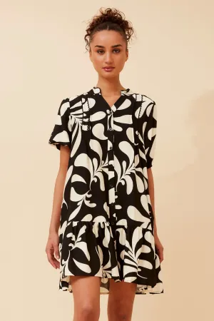 NIXA ABSTRACT PRINT DRESS Glam Feel Summer Outfit
