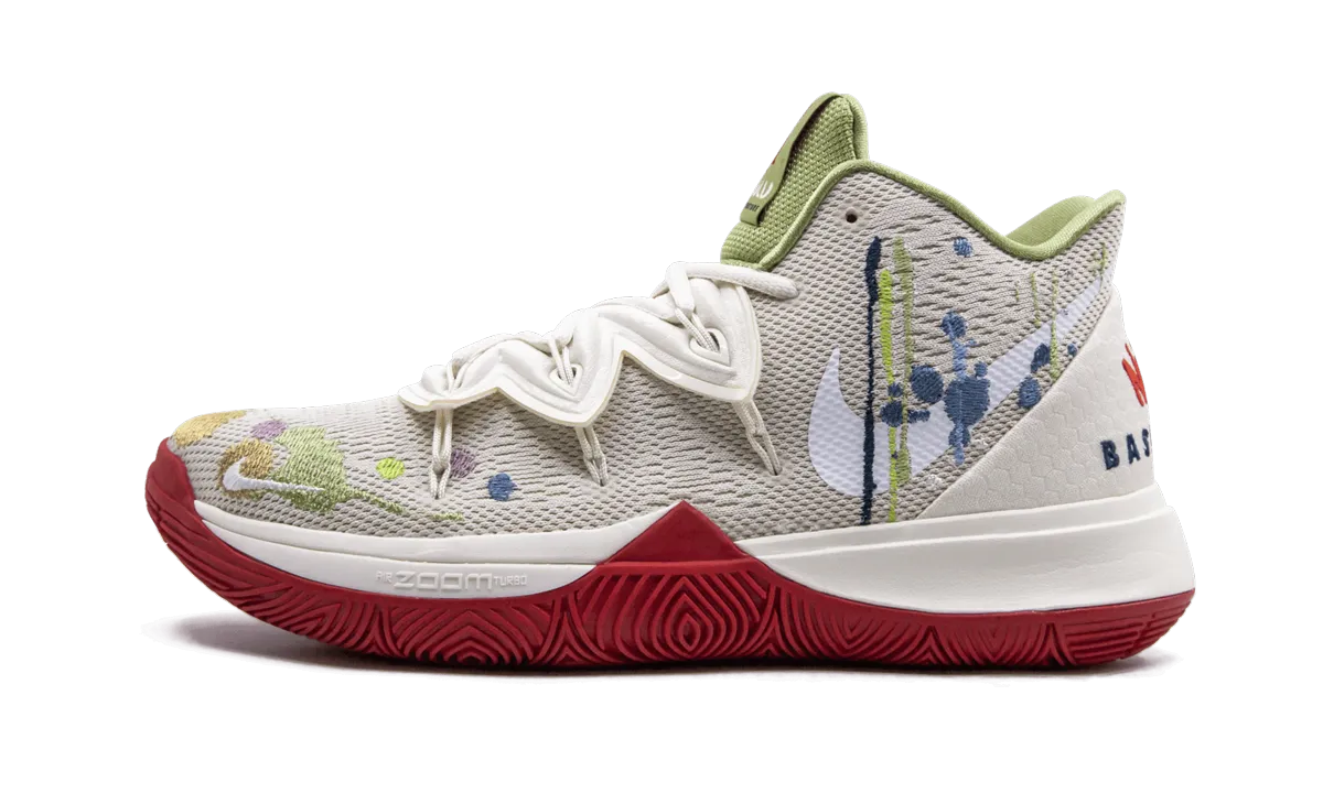 running with ankle braces Kyrie 5 Bandulu EP