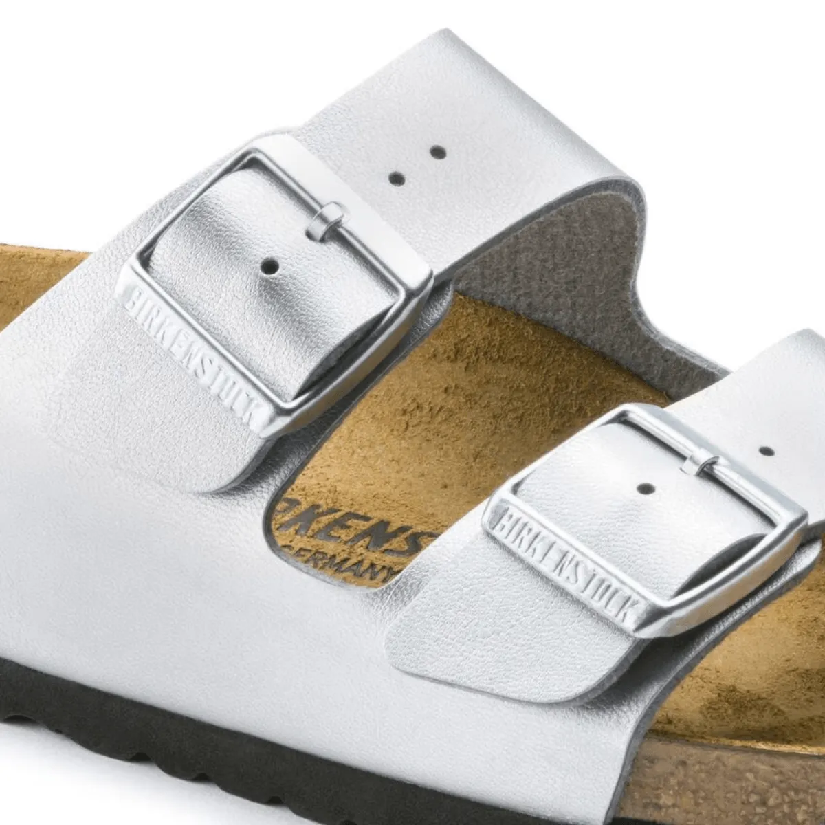 Work Hike Water   Resistant Birkenstock Women's Arizona Birko-Flor Silver