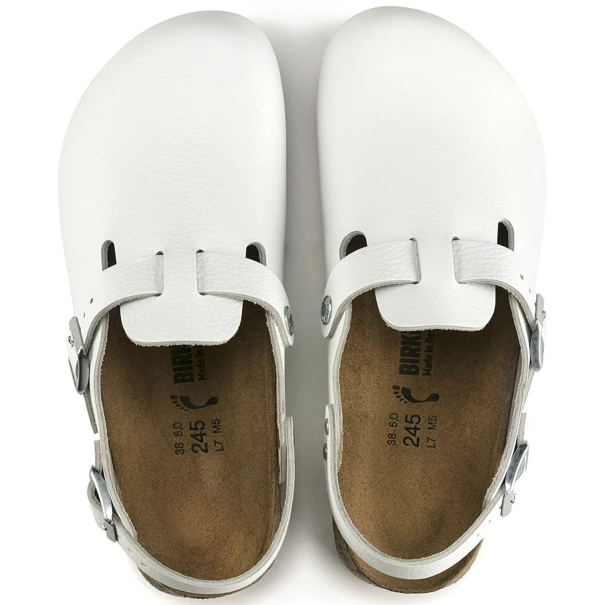 On The Way Neutral Vibe Birkenstock Women's Tokio Super Grip White Leather