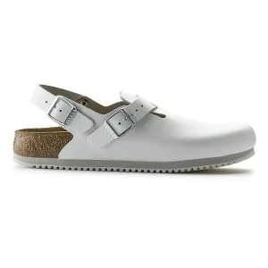 Birkenstock Women's Tokio Super Grip White Leather Eco Friendly Material Shady Hike