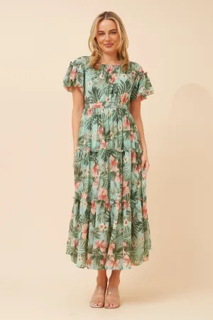 VELDIS FLORAL MAXI DRESS Boho Aesthetic Fall Fashion