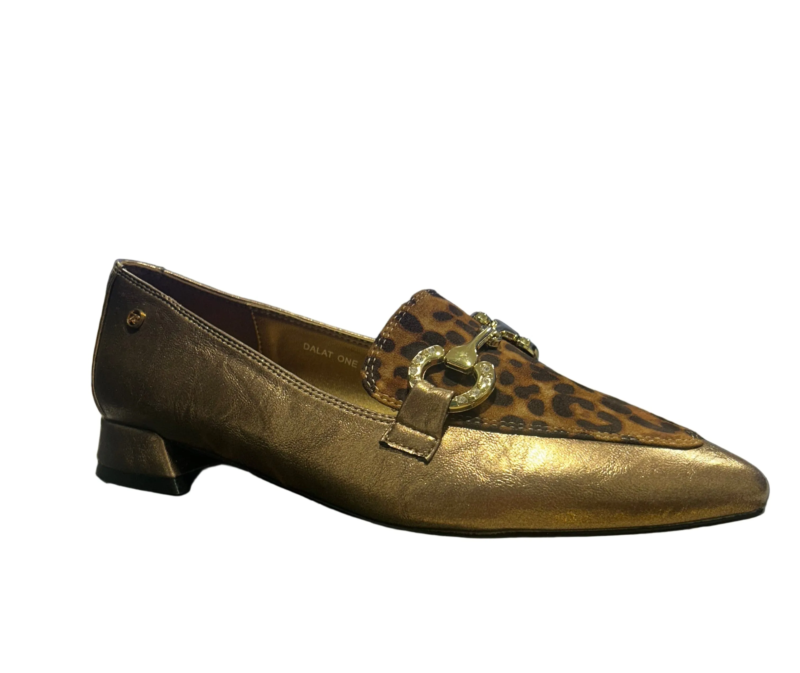 Zanni&Co Womens Shoe Dalat Gold Cheetah Smooth Wear