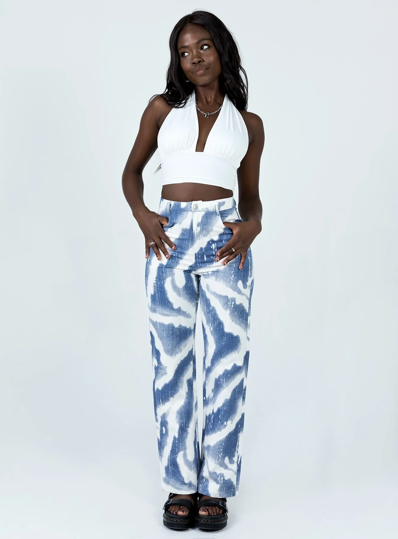 Boadella Denim Jeans Blue Button Fly Closure All weather