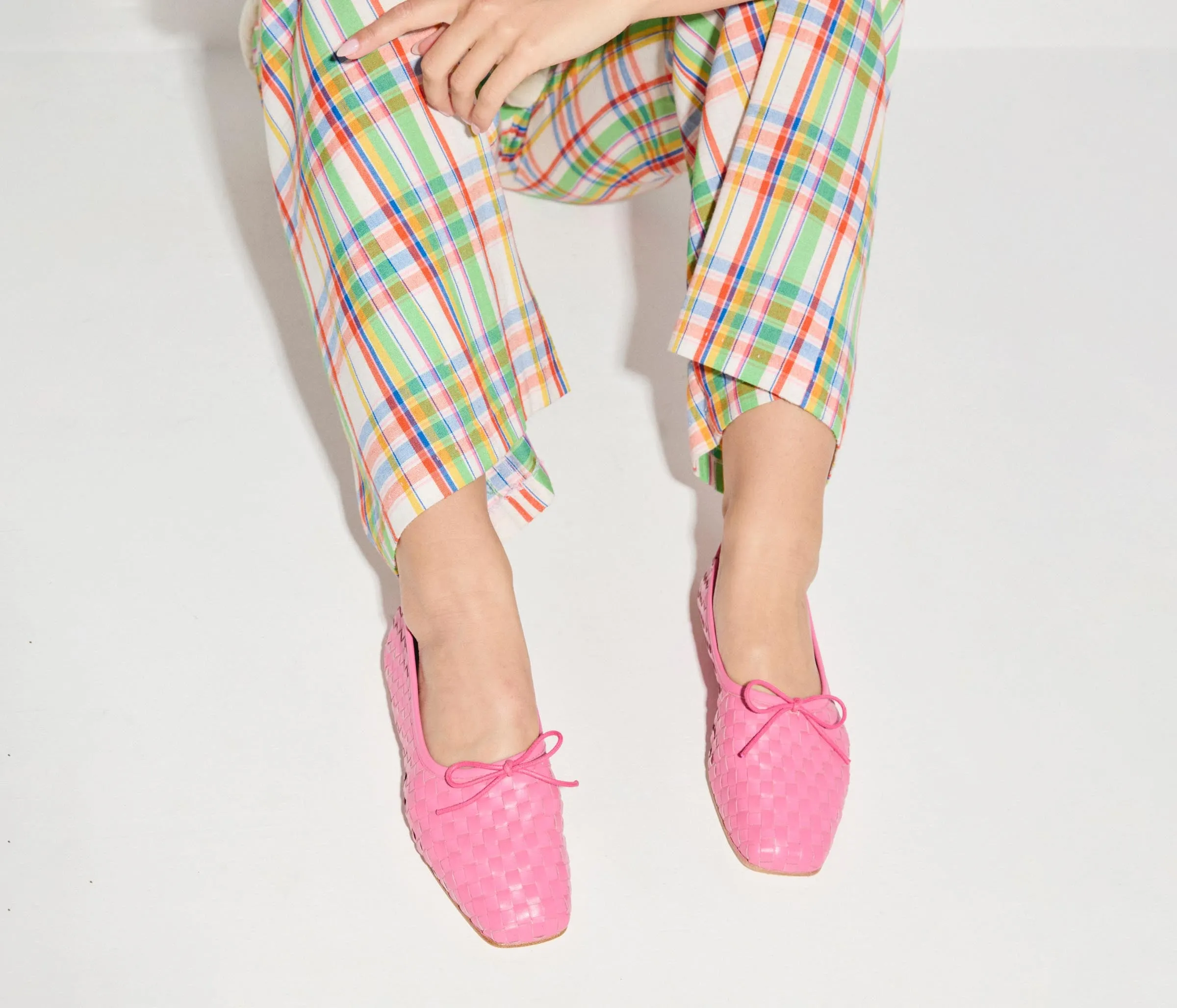 Slip Off JADA SQUARE TOE BALLET FLAT