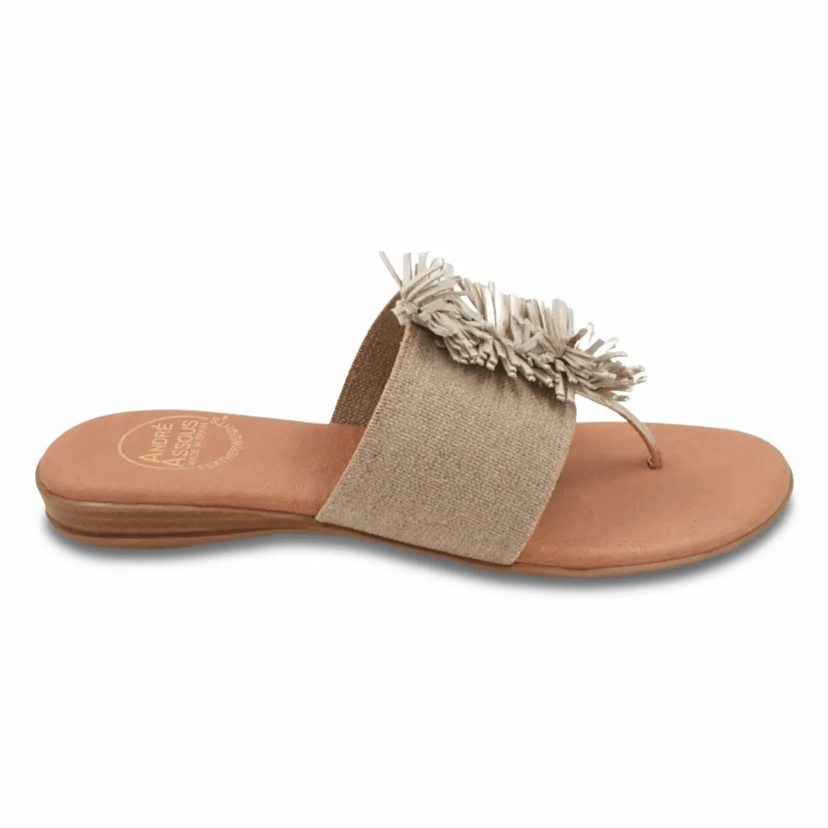 Andre Assous Women's Novalee Beige Platino Low Rise Step Out