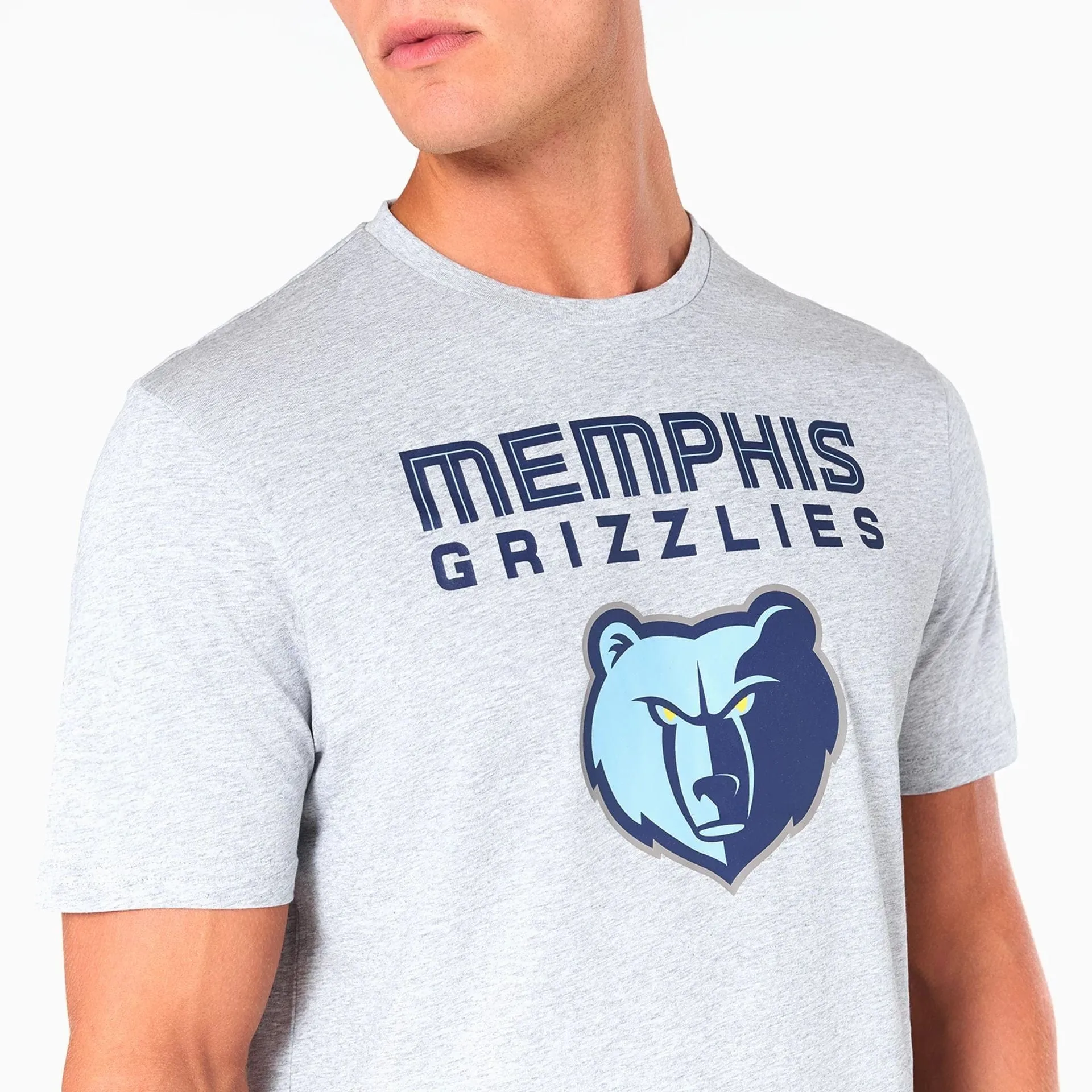 Memphis Grizzlies NBA Grey T-Shirt Cozy Design Fit Soft Wearable