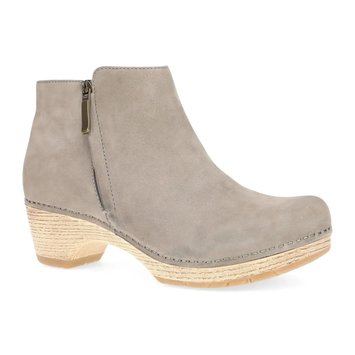 Dry Feet Dawn Step Dansko Women's Lizanne Taupe Milled Nubuck