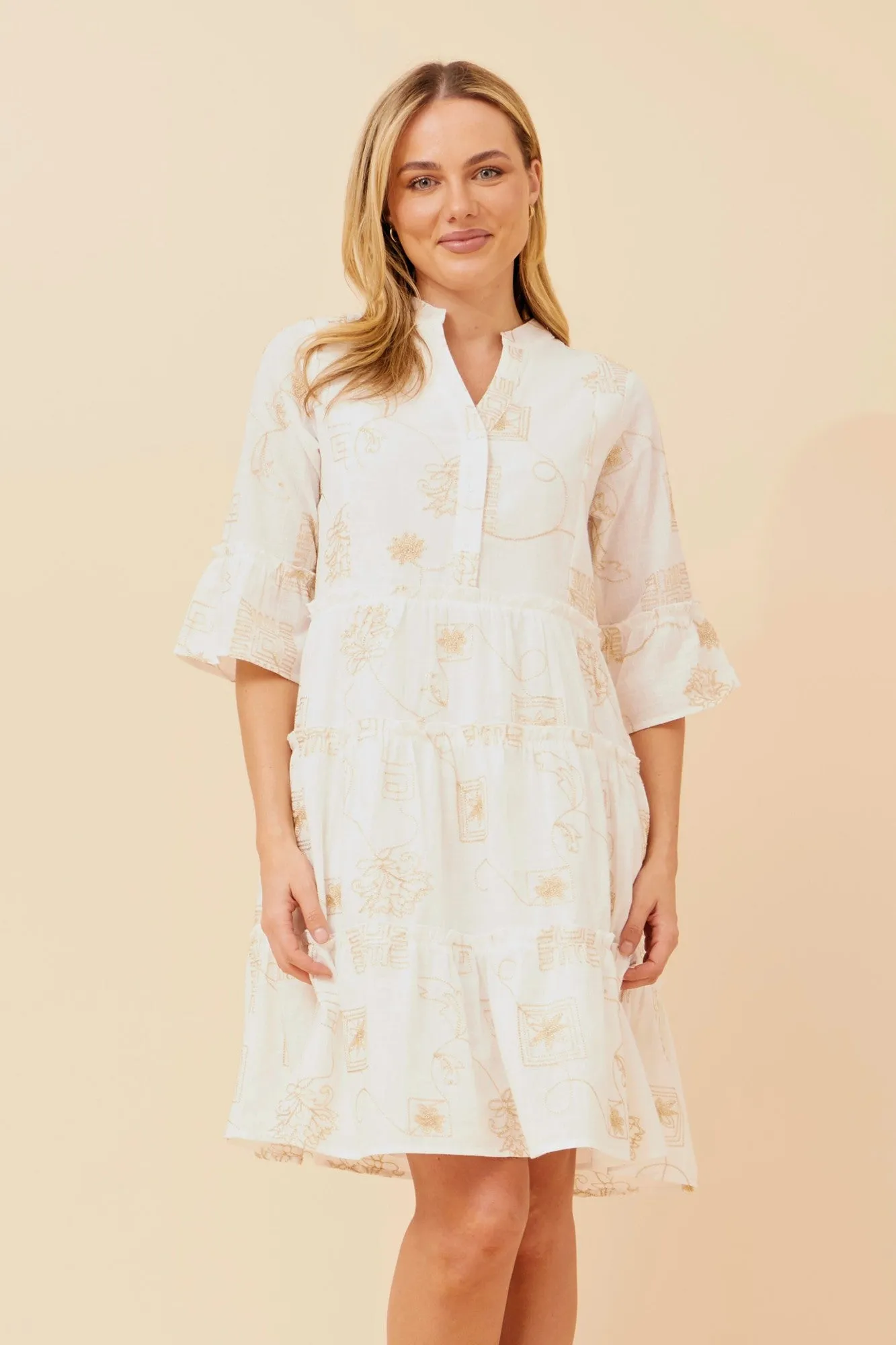 Fashionable Layer MIRELLE EMBROIDERED DRESS