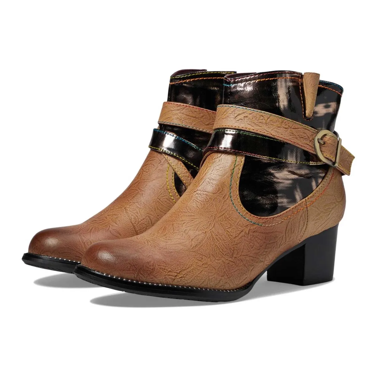 Relax Movement Spring Step Women's Zhamsha-Shine Brown Multi